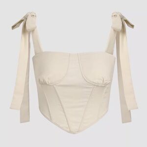 Cider bustier crop top